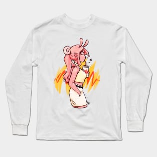 Peach Slime Long Sleeve T-Shirt